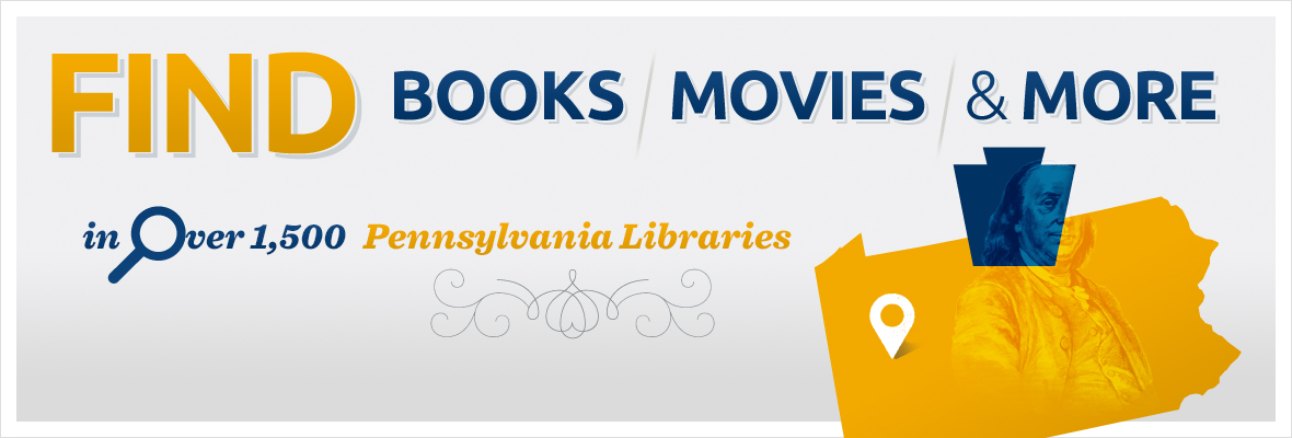 POWER Library book, movies, and more banner for Access PA, statewide catalog