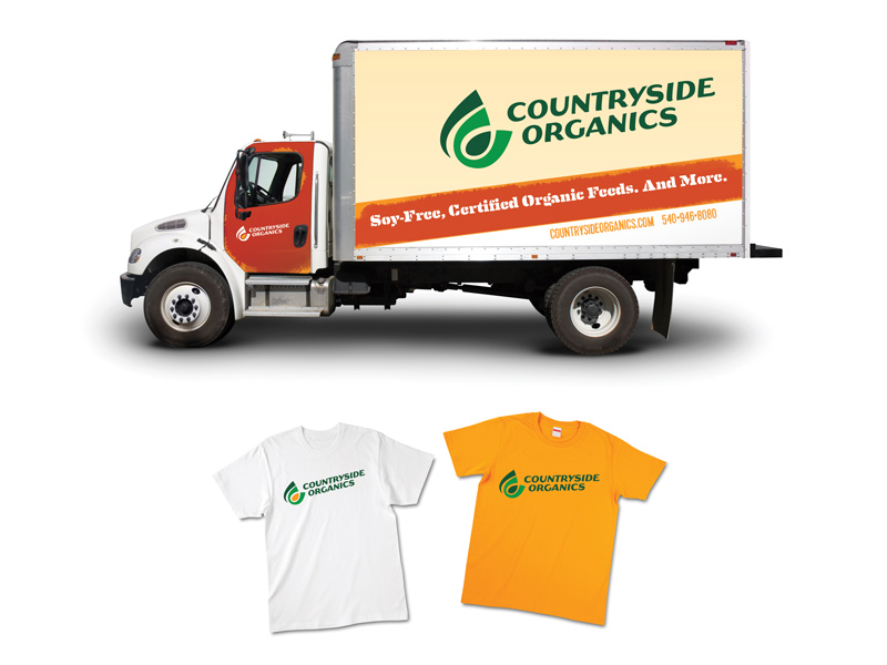 Alternative logo concept design for New Country Organics