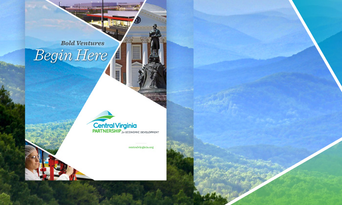 Design and branding for Central Virginia Partnership for Economic Development
