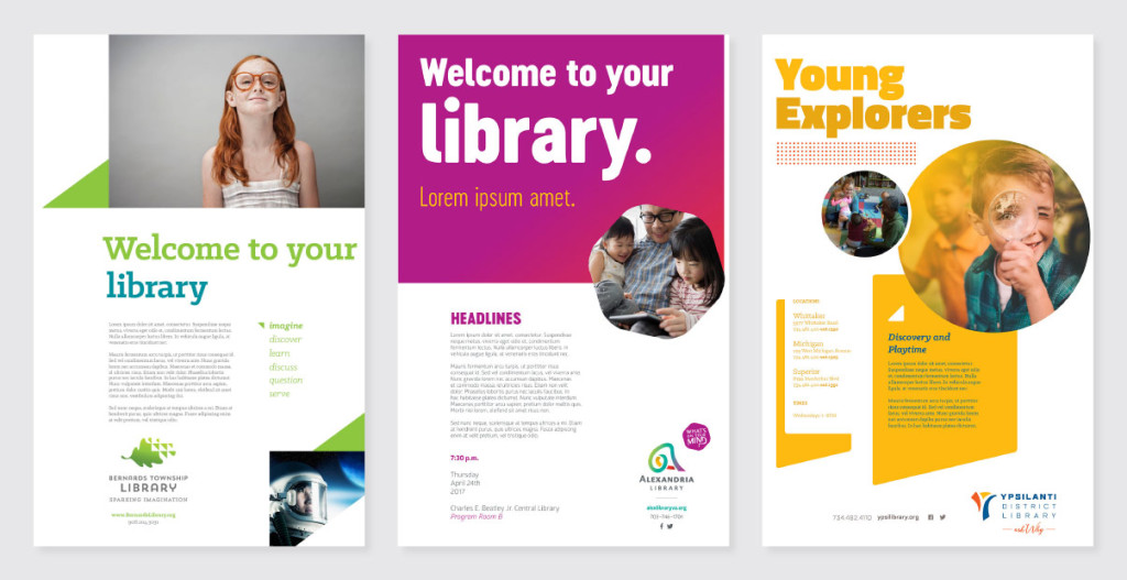 Sample poster design for libraries