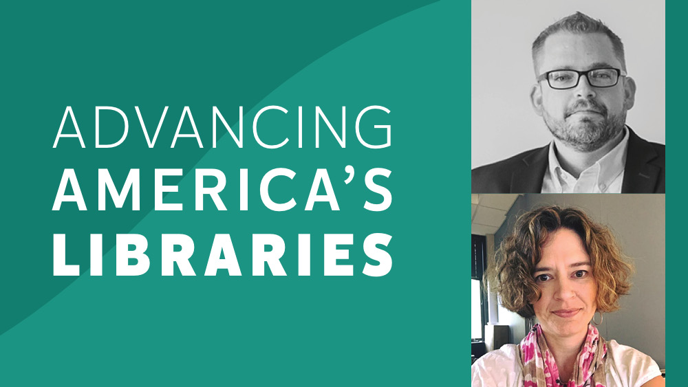 Advancing America's Libraries Podcast episode with Jim Kovach and Julie Kane
