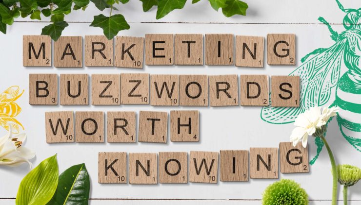 Scrabble letters spell Marketing buzzwords worth knowing