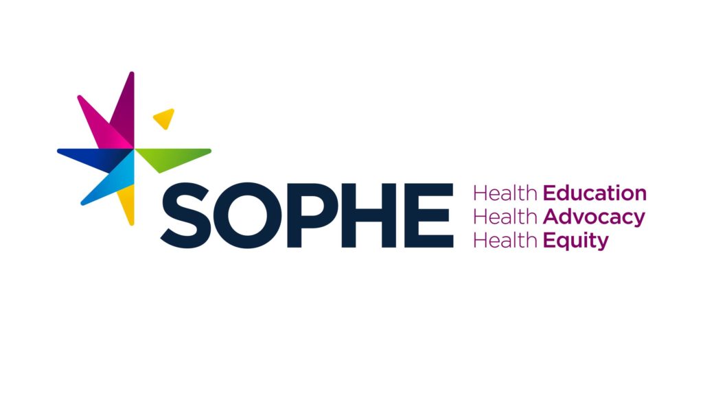 SOPHE's logo with tagline.