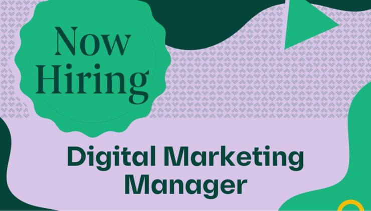 Now hiring designed image for Digital Marketing Manager