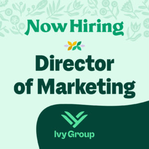 Ivy Group is now hiring a Director of Marketing. Apply Today.